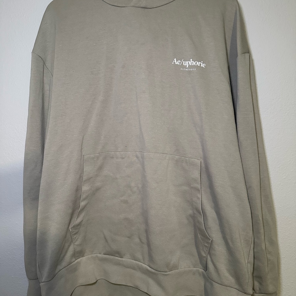 H&M Gray Relaxed Fit Hoodie